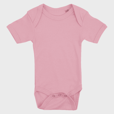 Body med tryk, kortærmet rose