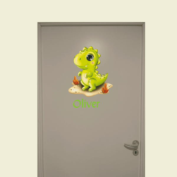 Dør-stickers med T-rex