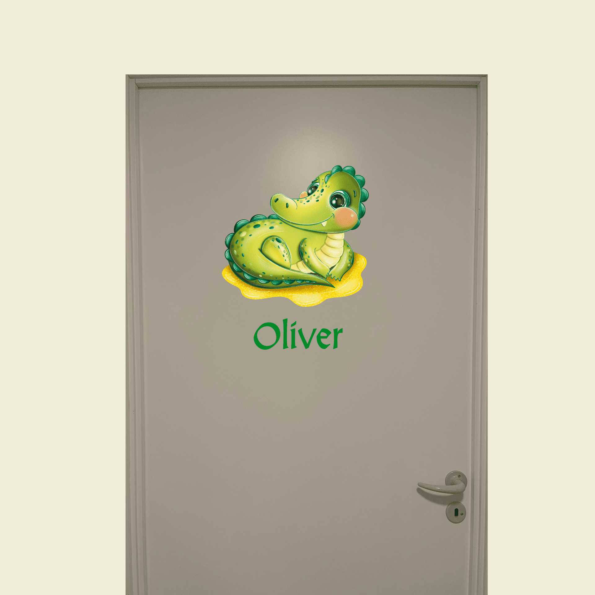 Dør-stickers med krokodille