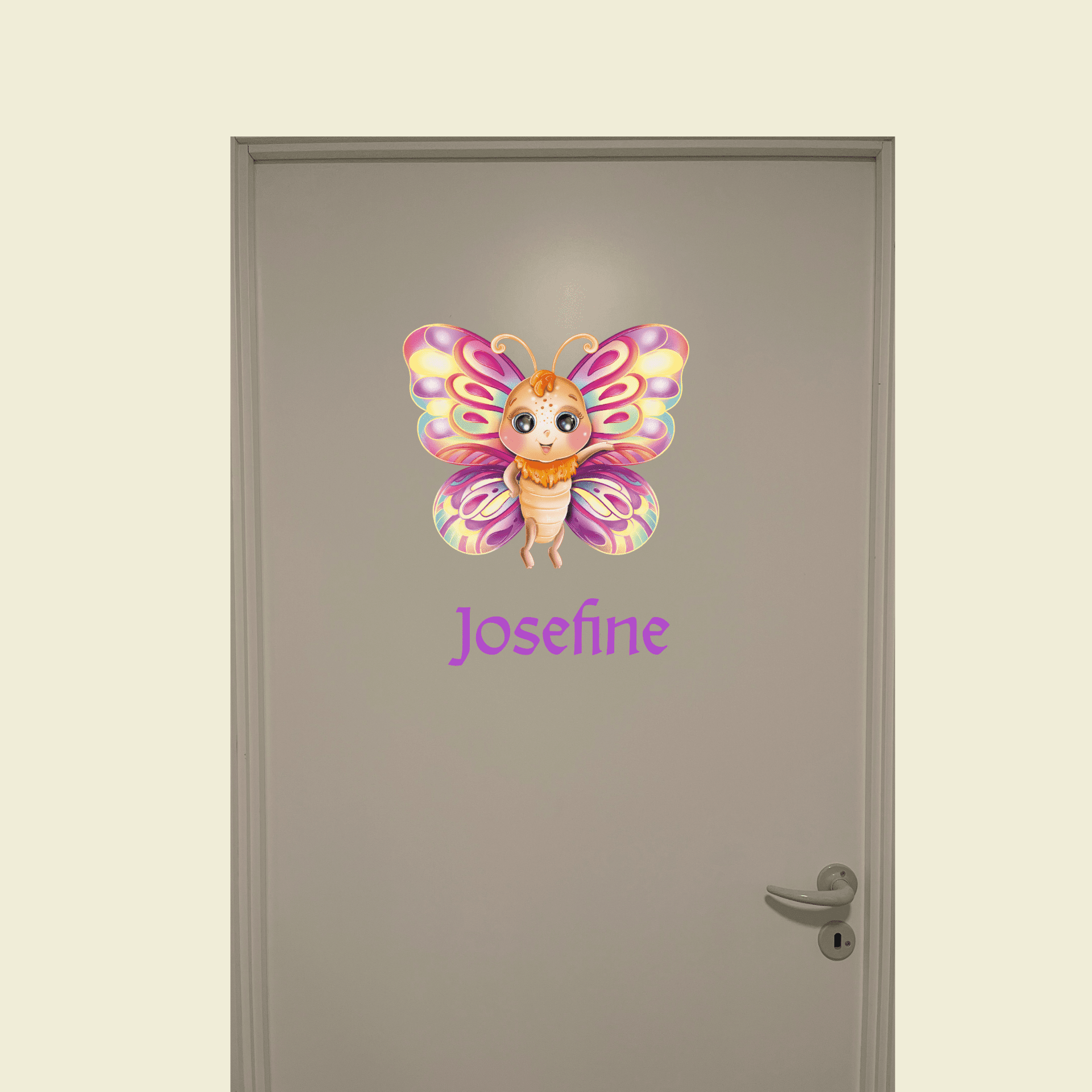 Dør-stickers med sommerfugl