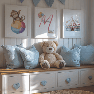 Plakat m/Cirkus abe, bogstav, cirkus telt