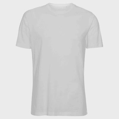 T-shirt med tryk, børn hvid