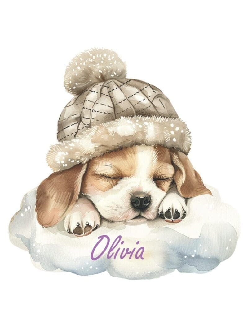 Wallstickers med sovende hund - Billede 5
