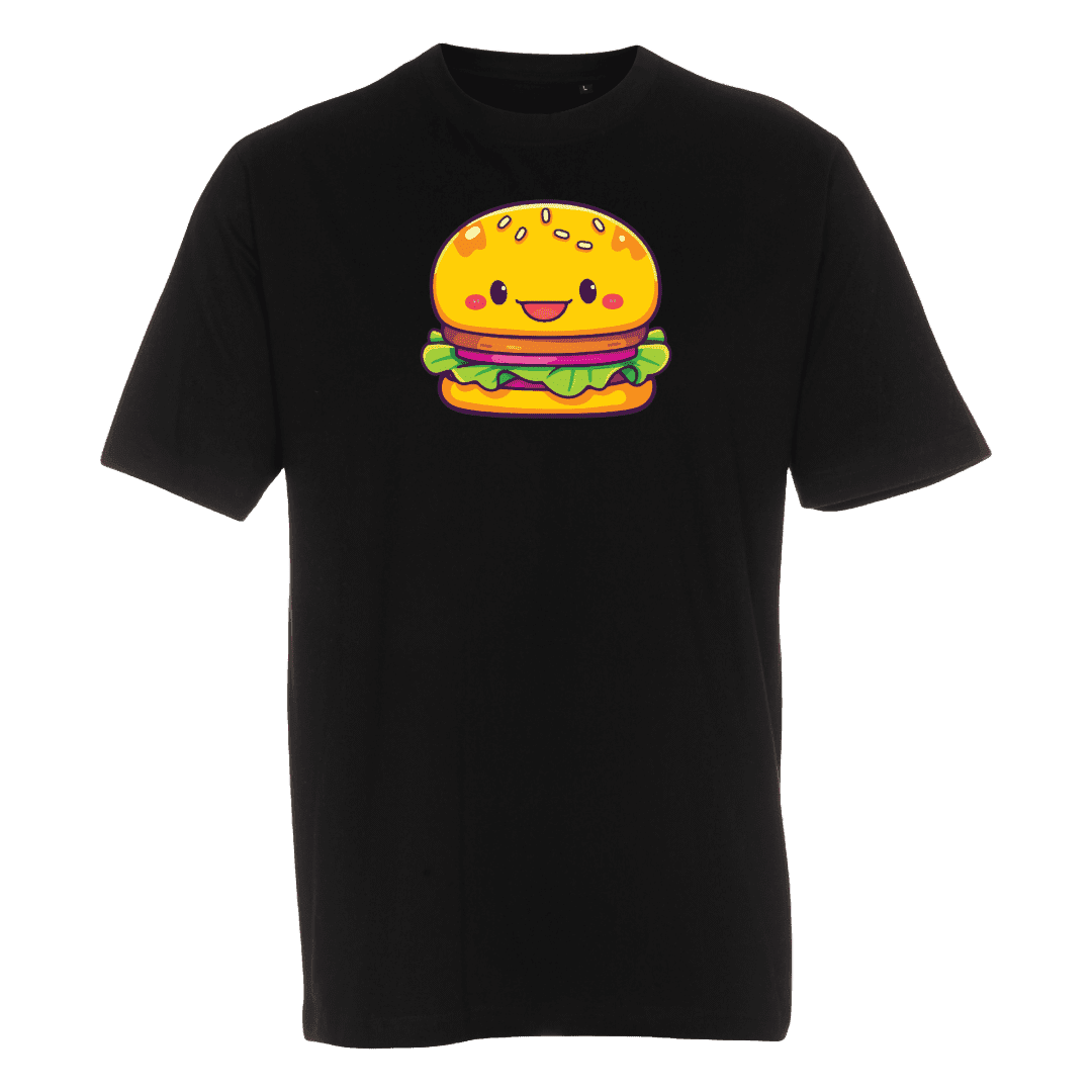 T-shirt med tryk, børn sort - Billede 3