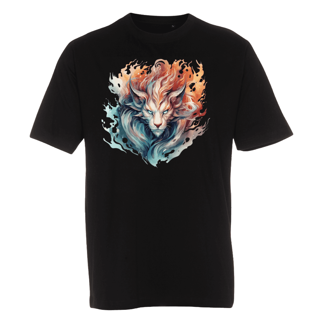 T-shirt med tryk, børn sort - Billede 2