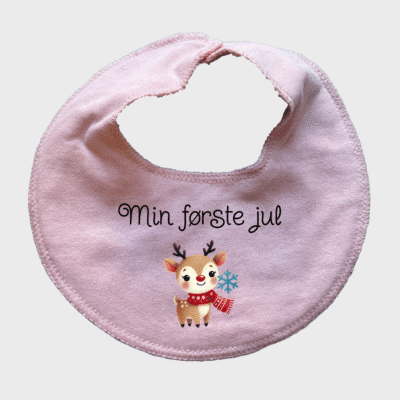 Jule hagesmæk med tekst og billede - Rose