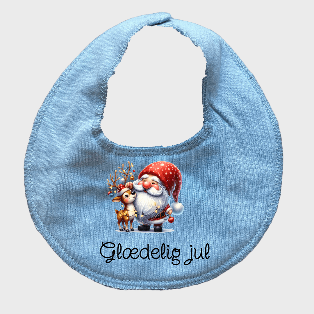 Jule hagesmæk med tekst og billede - Sky blue - Billede 2