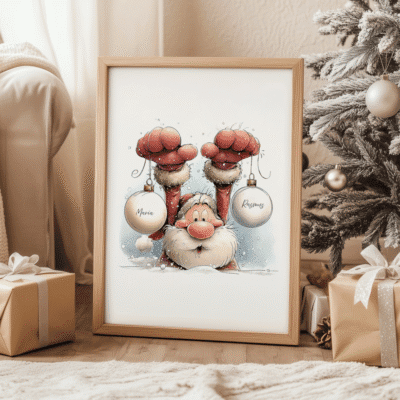 Personlige juleplakat