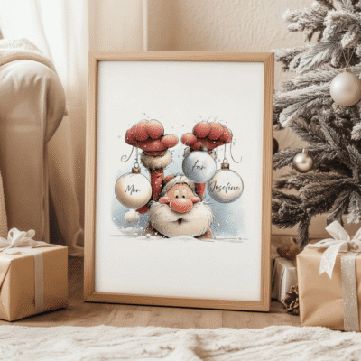 Personlige juleplakat