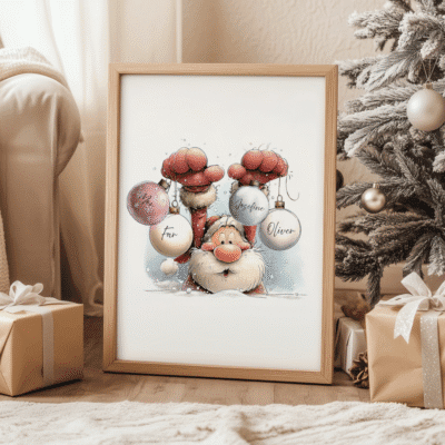 Personlige juleplakat