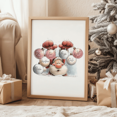 Personlige juleplakat