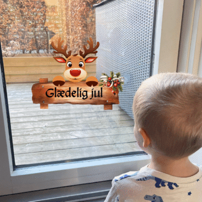 Vinduesklistermærker rudolf (udendørs)