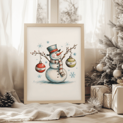 Personlige juleplakat