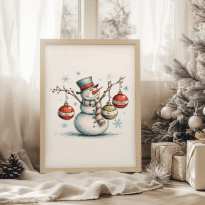 Personlige juleplakat