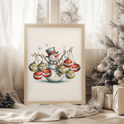 Personlige juleplakat