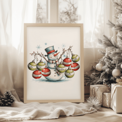 Personlige juleplakat