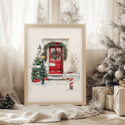 Personlige juleplakat