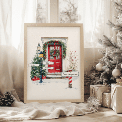 Personlige juleplakat