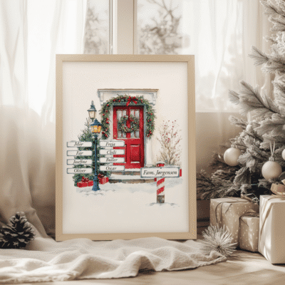 Personlige juleplakat