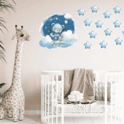Wallstickers teddy godnat - 1